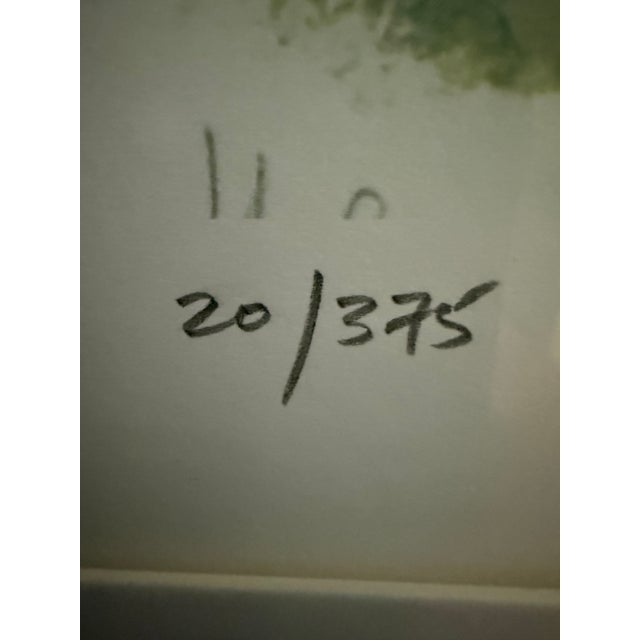 Marc Chagall Marc Chagall Lovers Lithograph Print Signed and Numbered 20/375 – Framed Modernist Artwork For Sale - Image 4 of 11