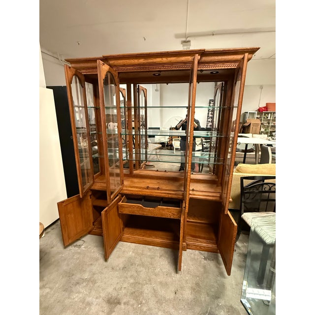 Brown Bob Timberlake for Lexington Furniture Mallard Breakfront Cabinet For Sale - Image 8 of 12