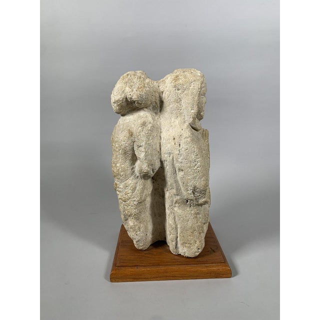 Romanesque Limestone Sculpture, 9th Century: The Martyrdom of Saint Sebastian For Sale - Image 4 of 11