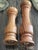 Contemporary 1990s Williams Sonoma Olive Wood Tall Salt and Pepper Shakers For Sale - Image 3 of 5