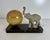 Elegant French Art Deco table lamp produced during the 1930s, featuring a finely sculpted elephant alongside a beautiful...