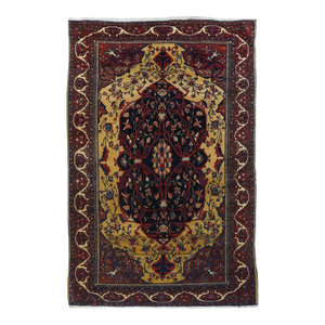 Late 18th Century Antique Farahan Sarouk Rug 4'3'' X 6'8''