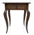 French Carved Walnut Side Table, 1940s For Sale