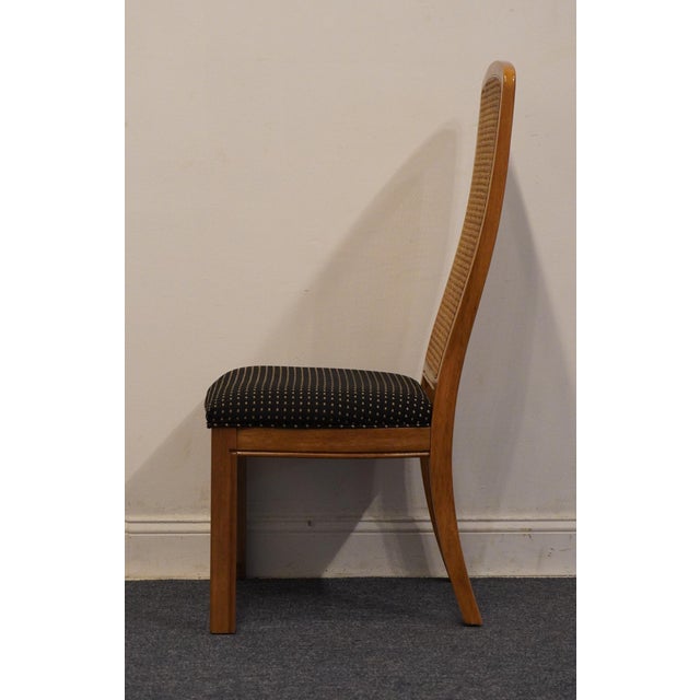 Late 20th Century Bernhardt Furniture Contemporary Modern Cane Back Dining Side Chair 275-52 For Sale - Image 5 of 11