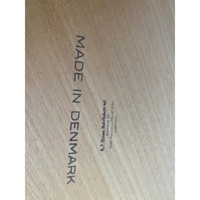 H.P. Hansen 1960s Danish Mid Century Modern Teak Home Desk by h.p. Hansen For Sale - Image 4 of 12