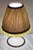 1950s Mid-Century Minimalist German Table Lamp with Brass Base and Fabric Shade from Lamplove, 1950s For Sale - Image 5 of 10