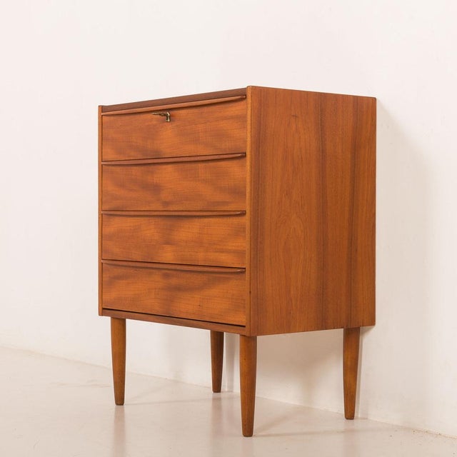 Danish Teak Chest of Drawers, 1970s For Sale - Image 6 of 13
