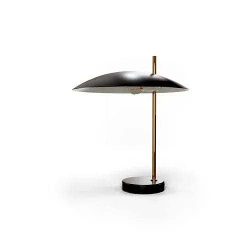 Contemporary Brushed Brass 1013 Table Lamp by Pierre Disderot For Sale - Image 3 of 6