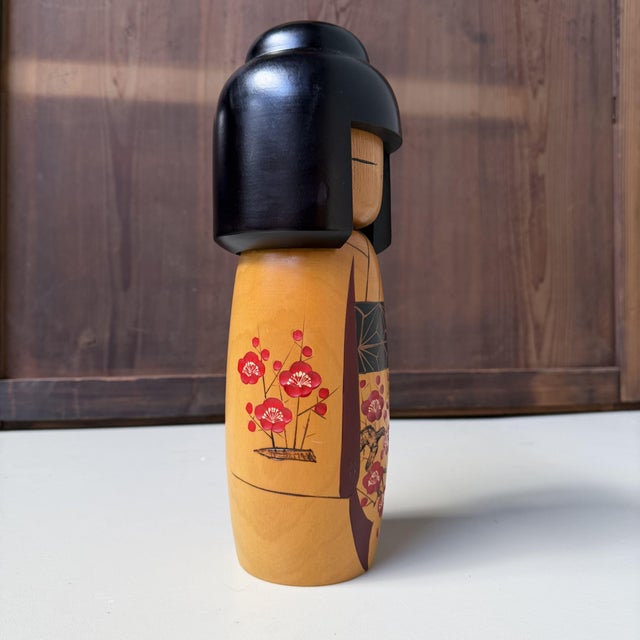 Wood Vintage Sōsaku Kokeshi by Sato Suigai, 1970s For Sale - Image 7 of 9
