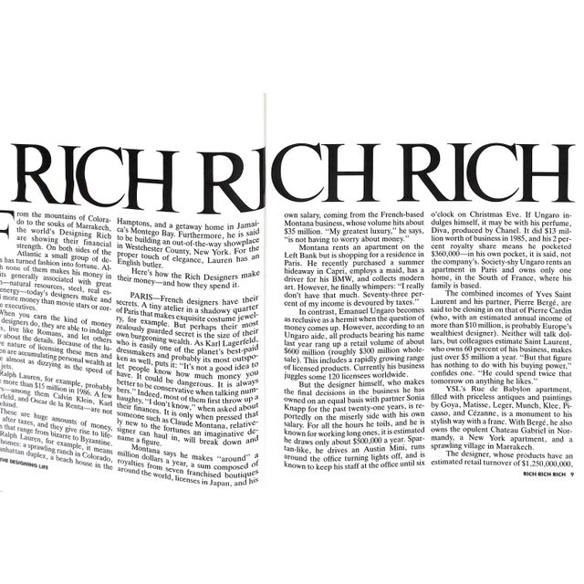 White "The Designing Life" 1987 the Staff of W For Sale - Image 8 of 14