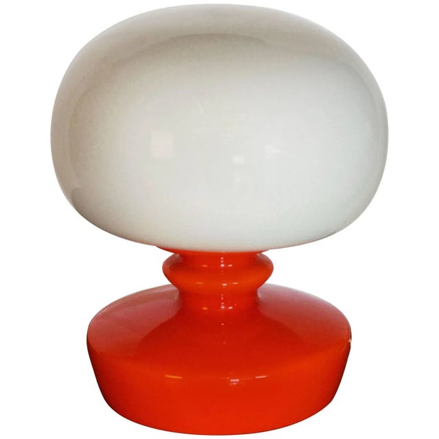 Mid-Century Glass Table Lamp, 1970s For Sale - Image 6 of 6