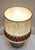 1970s Vintage Fat Lava Ceramic Table Lamp with Fabric Shade from Pan, 1970s For Sale - Image 5 of 8