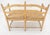 Drexel Rush Seat Ladder Back Carved Maple Country Style Loveseat Sofa Bench For Sale - Image 4 of 12