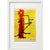 # High-End Framed Abstract Black, Yellow & Red Original Drawings on 'The Beatles' Music and Lyrics Score Sheets For Sale - Image 4 of 11