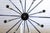 Contemporary ModerBlack and Chrome Candelabra Chandelier Ceiling Light Fixture For Sale - Image 4 of 8