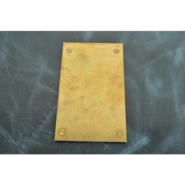 Tiffany Studios New York Adam Pattern Bronze Doré Notepad Holder, Circa 1910 For Sale - Image 9 of 12