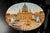 Victorian Fantastic Antique 19th Century Italian Micromosaic Paperweight St. Peter’s Basilica Rome Grand Tour Black Marble Desk Plaque Home Decor For Sale - Image 3 of 16