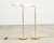 Casella Lighting Mid 20th Century Pair of Mid-Century Modern Brass Adjustable Pharmacy Floor Lamps For Sale - Image 4 of 18