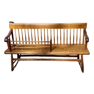 Antique Pennsylvania Mammy / Rocking Bench For Sale