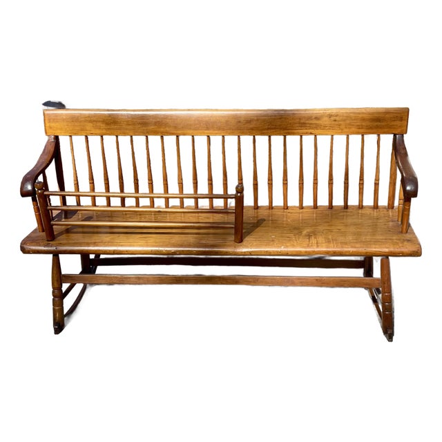 Antique Pennsylvania Mammy / Rocking Bench For Sale