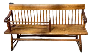 Antique Pennsylvania Mammy / Rocking Bench