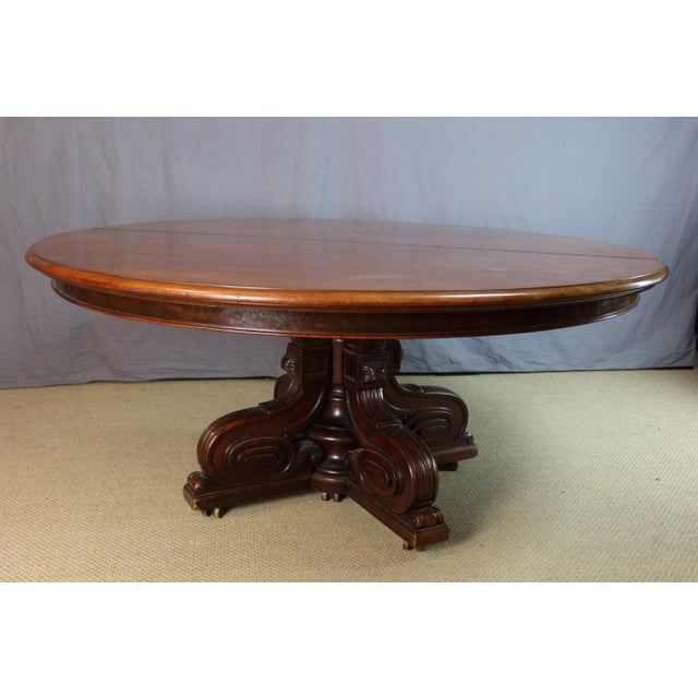 Large Dining Table from Maison Jeanselme, Paris, France For Sale - Image 15 of 15
