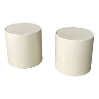 Italian Space Age Giano-Giano-Vano Ottomans by Emma Gismondi Schweinberger for Artemide, 1960s, Set of 2 For Sale