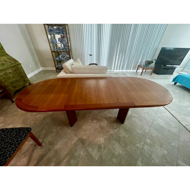 1990s Skovby Danish Modern Teak Dining Table and Chairs, 5 Pieces For Sale - Image 13 of 18
