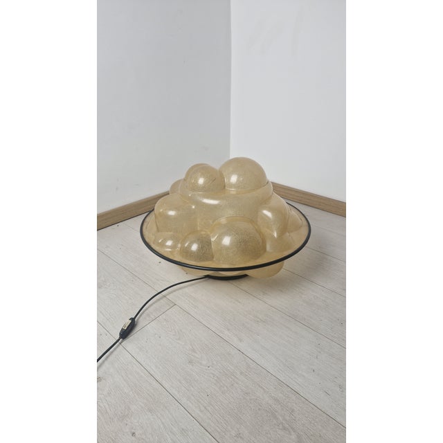 Plastic Model 640 Table Lamp with Profiterole in Plastic Fiber by Sergio Asti for Martinelli Luce, 1960s For Sale - Image 7 of 10