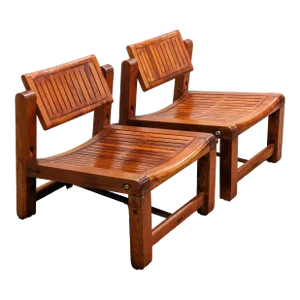 Late 20th Century Epok Vintage Folding Slipper Safari Chairs e.p.o.k. - Set of 2