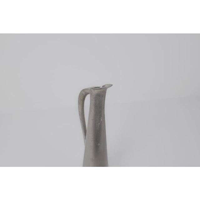 Silver Art Deco Sculptural Wine Pitcher by Gunnar Havstad, 1930s For Sale - Image 8 of 15