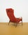 Mid-Century Modern Swedish Contour Lounge Chair attributed to Alf Svensson, 1950s For Sale - Image 3 of 5