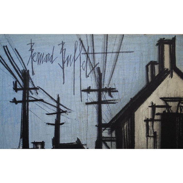 Bernard BUFFET (1928-1999) The village road, 1967 Original lithograph Signed in the plate On Acropolis Vellum, 31 x 24 cm...