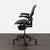This Herman Miller Aeron chair offers top comfort with its breathable black mesh material and fully adjustable arms. The...