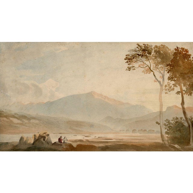 John Varley OWS, Snowdon, Wales, Early 19th Century, Watercolour For Sale