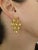 French 18 Karat Gold, Ruby and Diamond Chandelier Lever Back Pierced Earrings - 2 Pieces For Sale - Image 4 of 12
