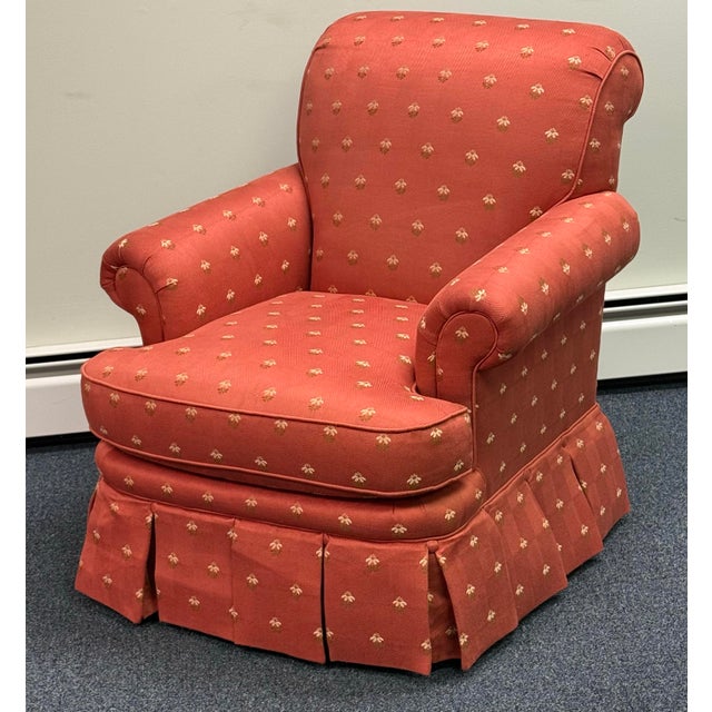 Bring timeless comfort and traditional style to your home with this elegant upholstered lounge chair and matching ottoman....