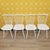 Mid-Century Modern Vintage Chairs in White, 1960s, Set of 4 For Sale - Image 3 of 12