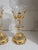 Luxury Gold-Plated Crystal & Ormolu Garniture Set of 3 For Sale - Image 4 of 4