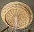 Mid 20th-Century French Country-Inspired Nicely-Sized Round Braided Weave Willow Tray For Sale - Image 4 of 11