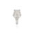 Luxury 18k Gold Cluster Diamond Emerald Cat Ring Size 7 For Sale - Image 6 of 12