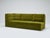 Mid-Century Modern Modular Sofa in Olive Green Velvet, 1970, Set of 3 For Sale - Image 4 of 4