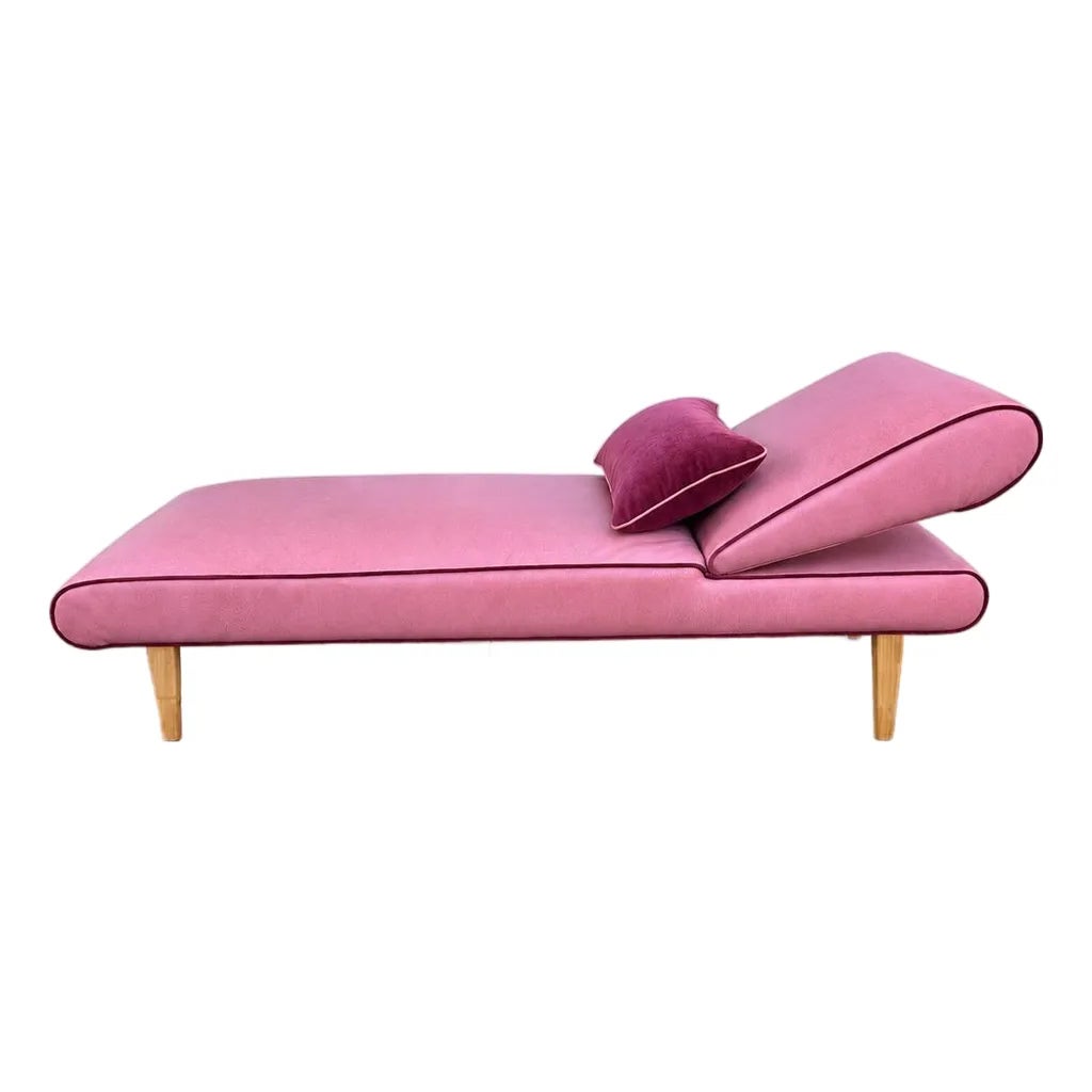 Mid Century Modern Chaise With Adjustable Head Rest. Freshly ...