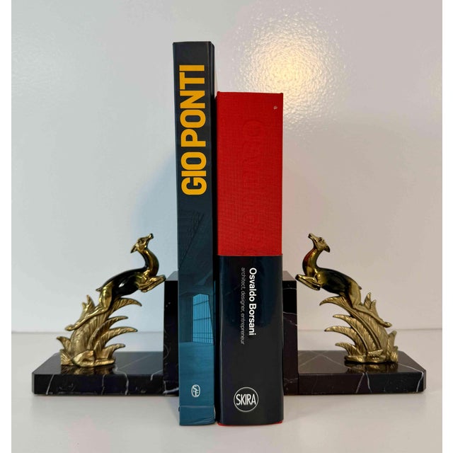 French Art Deco Bookends with Leaping Antelopes by Tedd, 1930s, Set of 2 For Sale - Image 9 of 11