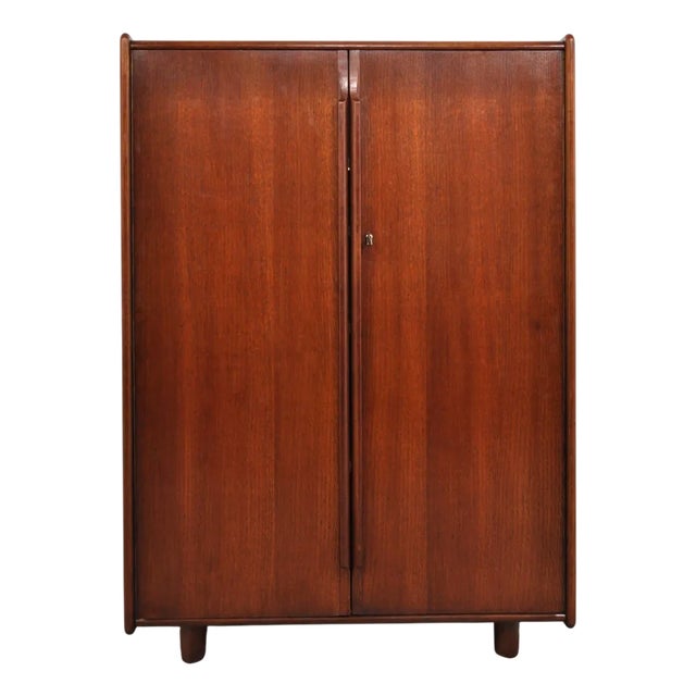 Vintage Oak Cabinet with Drawers, 1930s For Sale