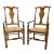 English Country Pine Woven Seat Armchairs - Set of 2 For Sale