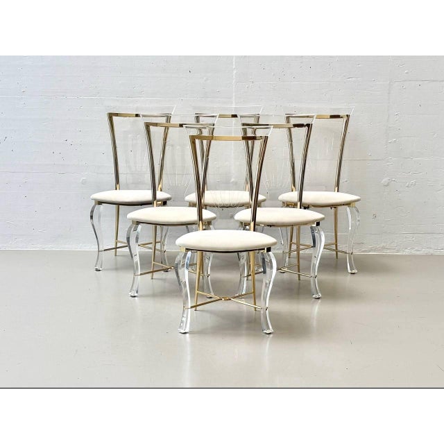 Vintage Table and Chairs by Fabianart for Vereinigte Werkstätten, 1980s, Set of 7 For Sale - Image 10 of 18