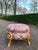 1970s French Louis XVI Gold Beech Purple Bench - 1 Pc For Sale - Image 9 of 10