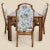 White Vintage Hollywood Regency Burl Wood Dining Set, 1970s, Mid-Century Modern, Mid-Century For Sale - Image 8 of 10