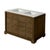 Rachelle 60 in. W Carrara Marble Top 6 Drawer Double Bathroom Vanity, Brown For Sale - Image 9 of 9